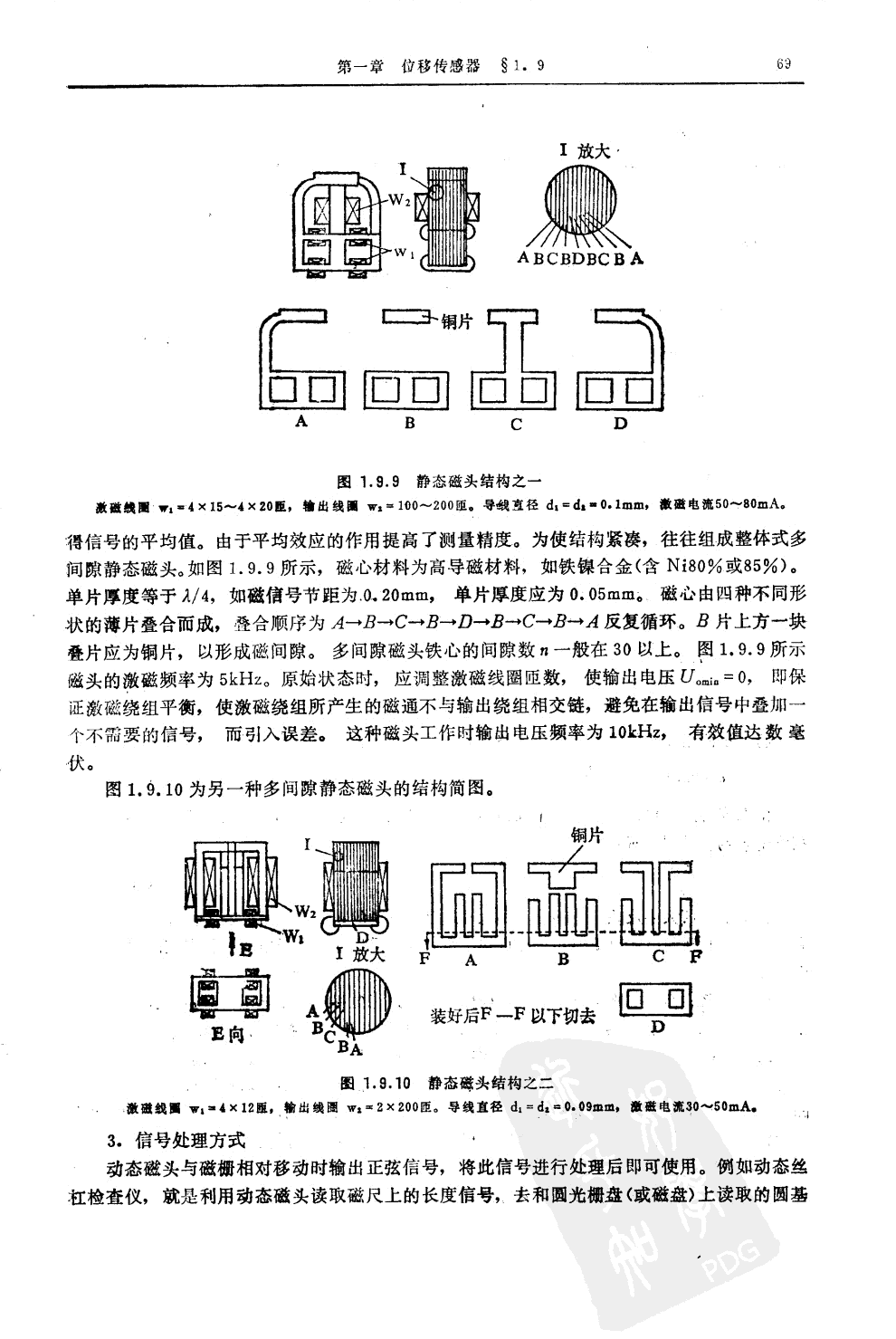 磁栅式位移传感器
