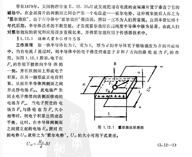 霍尔位移传感器