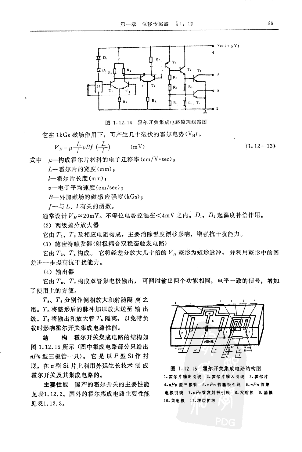 霍尔位移传感器