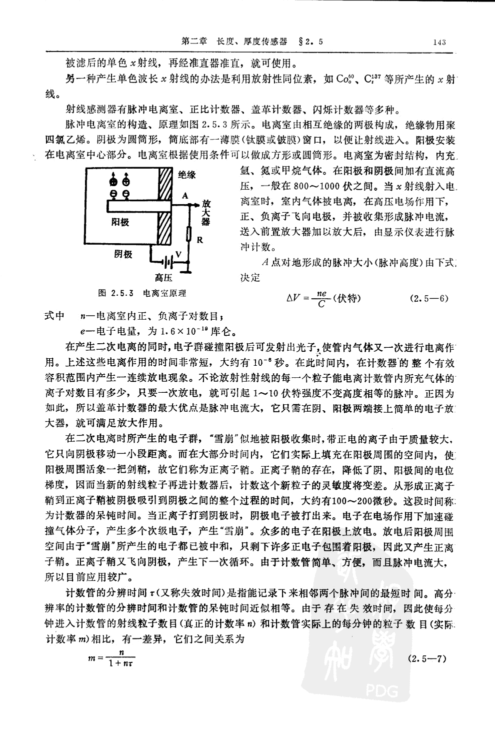 射线透射式测厚